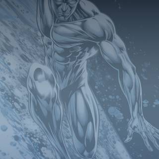 Silver Surfer iPhone wallpaper