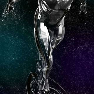 Silver Surfer iPhone wallpaper
