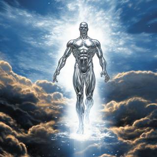 Silver Surfer iPhone wallpaper