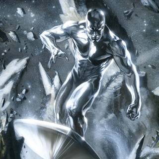 Silver Surfer iPhone wallpaper