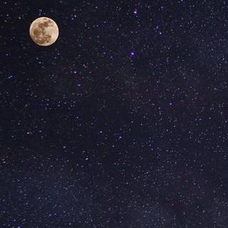 Moon night iPhone wallpaper