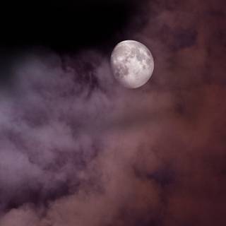 Moon night iPhone wallpaper
