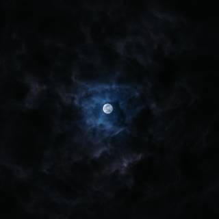 Moon night iPhone wallpaper