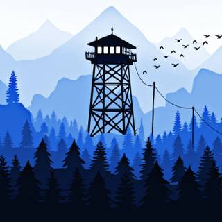 Fire Watch iPhone wallpaper