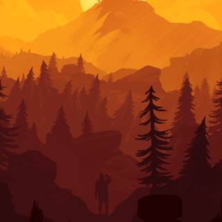 Fire Watch iPhone wallpaper