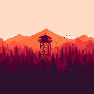 Fire Watch iPhone wallpaper