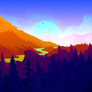 Fire Watch iPhone wallpaper