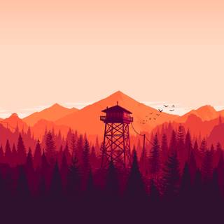 Fire Watch iPhone wallpaper