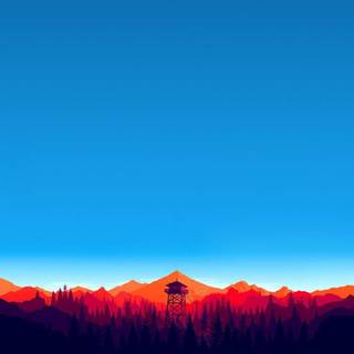 Fire Watch iPhone wallpaper