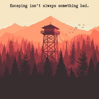 Fire Watch iPhone wallpaper