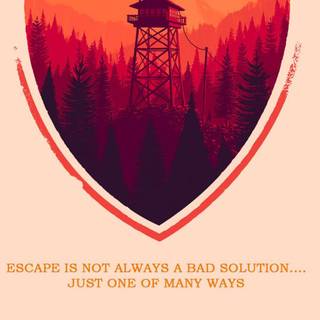 Fire Watch iPhone wallpaper