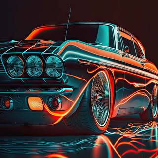 Classic cars iPhone wallpaper