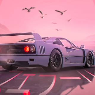 Ferrari F40 phone wallpaper