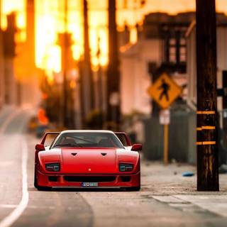 Ferrari F40 phone wallpaper