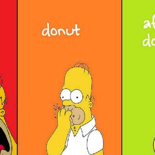 Funny donuts wallpaper