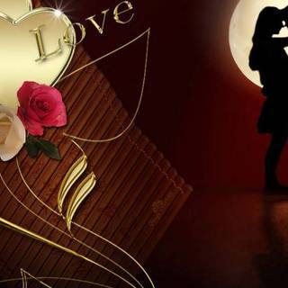 Romantic Valentine's Day wallpaper