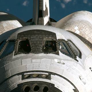 Space shuttle 1366x768 wallpaper