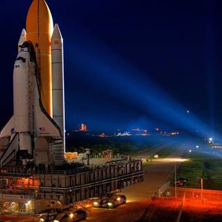 Space shuttle 1366x768 wallpaper