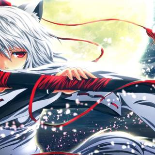 Anime girl nature wallpaper