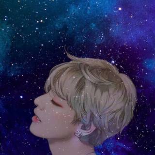 BTS V fanart wallpaper