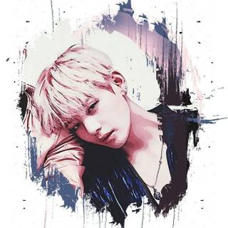 BTS V fanart wallpaper