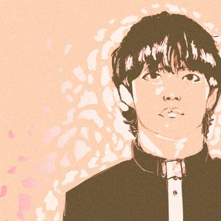 BTS V fanart wallpaper