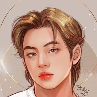 BTS V fanart wallpaper