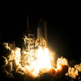 Space shuttle 1366x768 wallpaper