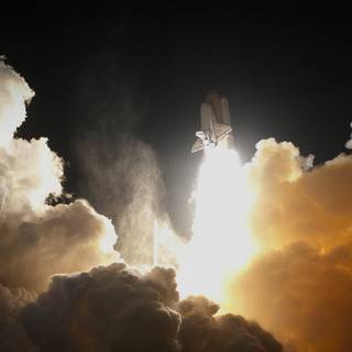 Space shuttle 1366x768 wallpaper