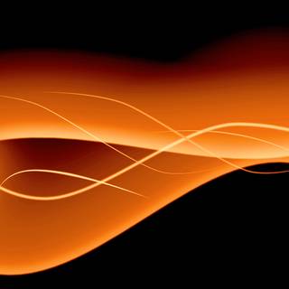 Black and orange desktop wallpaper