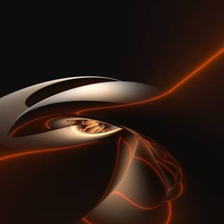 Black and orange desktop wallpaper