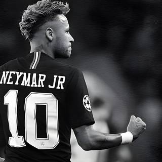 Neymar black desktop wallpaper