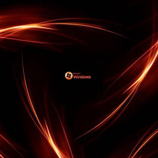 Black and orange desktop wallpaper