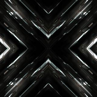 Black and white abstract 4k wallpaper