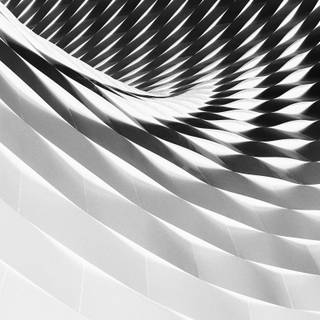 Black and white abstract 4k wallpaper