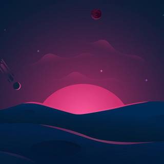 Flat phone wallpaper