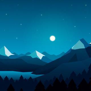 Flat phone wallpaper