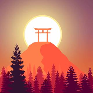 Flat phone wallpaper