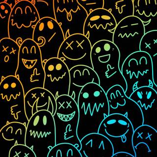 iPhone monster wallpaper