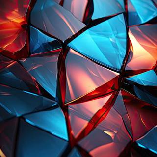 Red and blue iPhone wallpaper