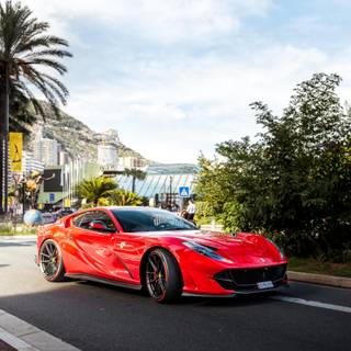 Ferrari 812 iPhone wallpaper