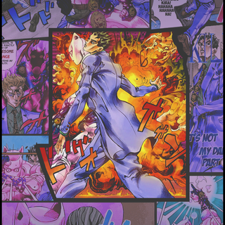 Kira Yoshikage phone wallpaper