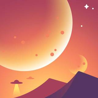 Flat phone wallpaper