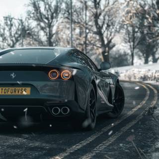 Ferrari 812 iPhone wallpaper