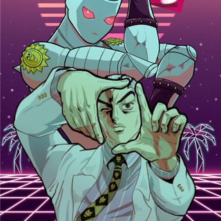 Kira Yoshikage phone wallpaper