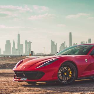 Ferrari 812 iPhone wallpaper