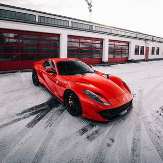 Ferrari 812 iPhone wallpaper