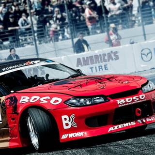 Drift car phone wallpaper