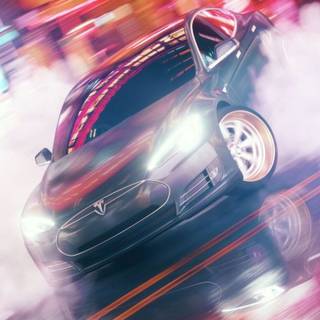 Drift car phone wallpaper