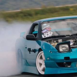 Drift car phone wallpaper